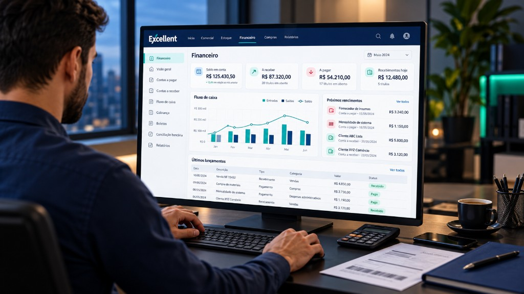 Gestão financeira no Excellent